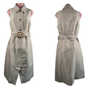 Tuckernuck Ocean Spray Sleeveless Cheyenne Button Closure Dress Size M